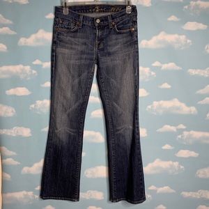 7 For All Mankind- “ Flip Flop” Bootcut Jeans s 26